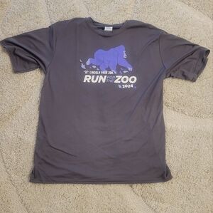 Brand New 2024 Lincoln Park's Run For The Zoo T-Shirt (US L)
